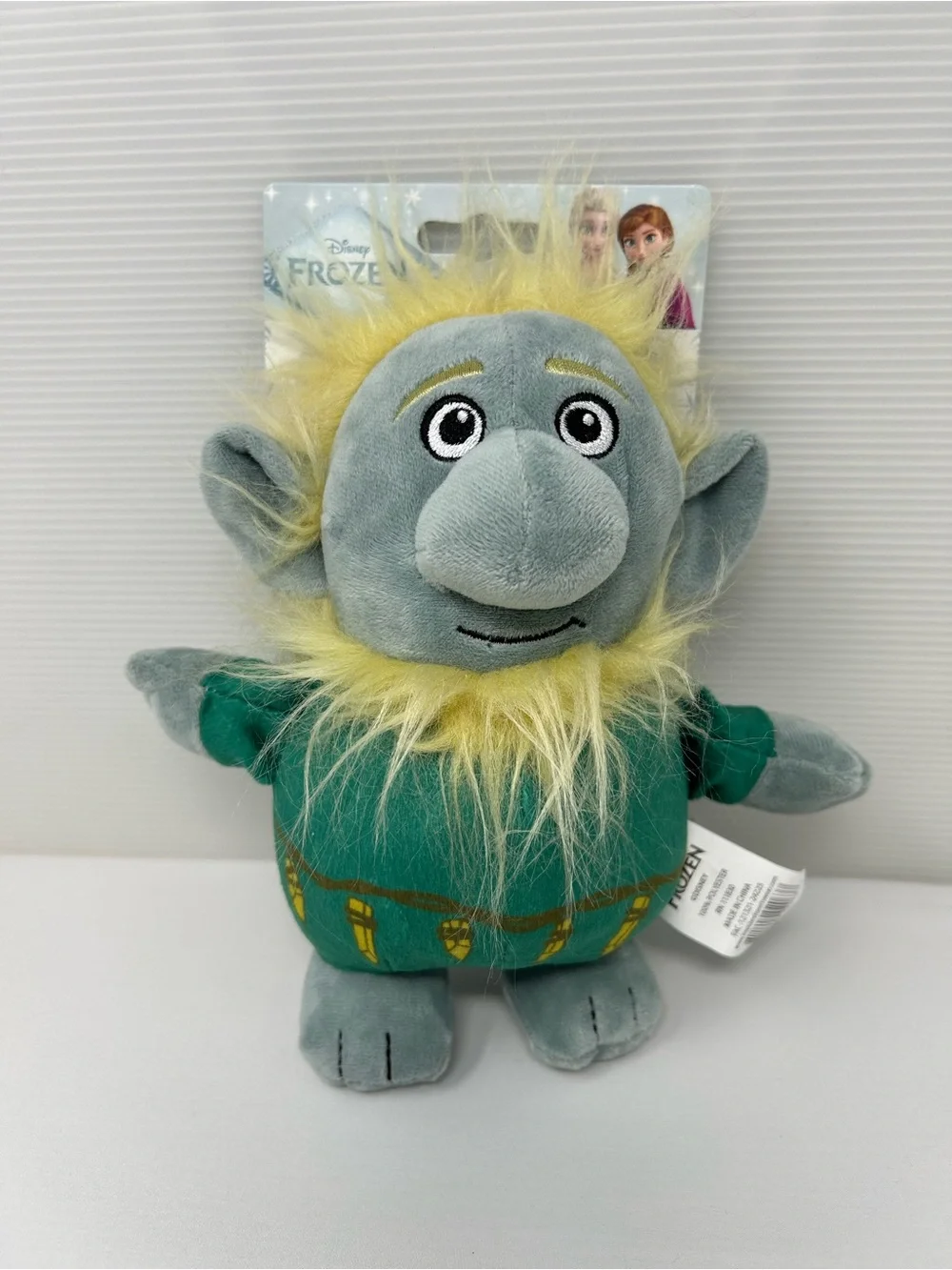 Disney Frozen Pabbie Troll Grandpa w/ Squeaker and Crinkle 9” Plush Dog Toy NEW